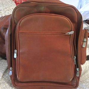 Piel computer backpack And luggage Bag set